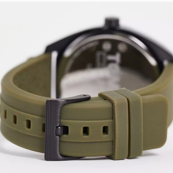 NWT Tommy Jeans Men's Quartz Watch Stainless Steel and Silicone Strap - Picture 7 of 10